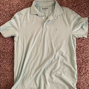 Green Izod Polo Shirt M